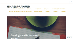 Desktop Screenshot of ninassprakrum.com