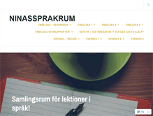 Tablet Screenshot of ninassprakrum.com